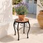 Preview: DanDiBo Mosaic Round Flower Stand 12014 M Plant Stand for Outdoor Use Flower Stool Outdoor Side Table Plant Stool