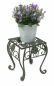 Preview: Flower Stool Metal Green Angular 25 cm Flower Stand 96007 S Flower Column Modern Plant Stand Plant Stool Vintage