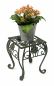 Preview: Flower Stool Metal Green Angular 25 cm Flower Stand 96007 S Flower Column Modern Plant Stand Plant Stool Vintage