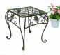 Preview: Flower Stool Metal Green Square 34 cm Flower Stand 96007 L Flower Column Modern Plant Stand Plant Stool Vintage