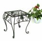 Preview: Flower Stool Metal Green Square 34 cm Flower Stand 96007 L Flower Column Modern Plant Stand Plant Stool Vintage