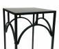Preview: DanDiBo Flower Stool Metal Black Angular 60 cm Flower Stand 96132 M Side Table Flower Column Modern Plant Stand Plant Stool