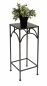 Preview: DanDiBo Flower Stool Metal Black Angular 60 cm Flower Stand 96132 M Side Table Flower Column Modern Plant Stand Plant Stool