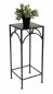 Preview: DanDiBo Blumenhocker Metall Schwarz Eckig 70 cm Blumenständer 96132 L Beistelltisch Blumensäule Modern Pflanzenständer Pflanzenhocker