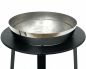 Preview: DanDiBo Flower Stool Metal with Pot Black Silver Flower Stand 96091 Set of 3 Flower Column Modern Plant Stand Plant Stool