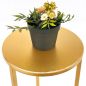 Preview: DanDiBo Metal Plant Stand Gold Round 96510 Set of 3 Plant Stands Flower Stools Side Tables Flower Columns Modern Plant Holders