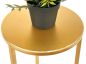 Preview: DanDiBo Blumenständer Metall Gold Rund 96510M 60 cm Set Pflanzenständer Blumenhocker Beistelltisch Blumensäule Modern Pflanzenhocker
