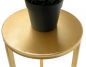 Preview: DanDiBo Metal Plant Stand Gold Round 96510 S 50 cm Set Plant Holder Flower Stool Side Table Flower Column Modern Plant Stand