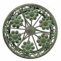 Preview: DanDiBo Blumenständer Metall Grün Patina Rund 96008 S Pflanzenständer 50 cm Blumenhocker Beistelltisch Blumensäule Pflanzenhocker