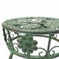 Preview: DanDiBo Blumenständer Metall Grün Patina Rund 96008 S Pflanzenständer 50 cm Blumenhocker Beistelltisch Blumensäule Pflanzenhocker