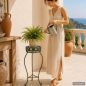 Preview: DanDiBo Flower Stand Metal Green Patina Round 96008 M Plant Stand 60 cm Flower Stool Side Table Flower Pedestal Plant Stool