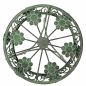 Preview: DanDiBo Flower Stand Metal Green Patina Round 96008 M Plant Stand 60 cm Flower Stool Side Table Flower Pedestal Plant Stool