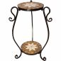 Preview: DanDiBo Metal Mosaic Plant Stand Merano Round 12019 60 cm Flower Stand Plant Holder Side Table Flower Pedestal Modern Plant Stool Mosaic Table