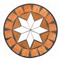 Preview: DanDiBo Metal Mosaic Plant Stand Merano Round 12019 60 cm Flower Stand Plant Holder Side Table Flower Pedestal Modern Plant Stool Mosaic Table