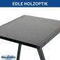 Preview: DanDiBo plant stand metal black square 80 cm 96641 side table high flower stool plant stand modern design