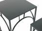 Preview: DanDiBo Blumenständer Metall Schwarz Eckig 96449 2er Set Pflanzenständer Blumenhocker Beistelltisch Blumensäule Modern Pflanzenhocker