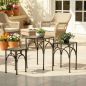 Preview: DanDiBo Metal Plant Stand Black Square 96449 Set of 3 Flower Pot Stands Plant Stools Side Tables Flower Columns Modern Plant Pedestals