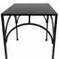 Preview: DanDiBo Blumenständer Metall Schwarz Eckig 96449 L 38 cm Pflanzenständer Blumenhocker Beistelltisch Blumensäule Modern Pflanzenhocker