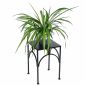 Preview: DanDiBo Blumenständer Metall Schwarz Eckig 96449 M 33 cm Pflanzenständer Blumenhocker Beistelltisch Blumensäule Modern Pflanzenhocker