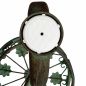 Preview: DanDiBo Metal Flower Stand Black / Green Round 96008 Plant Stand 75 cm Flower Stool Side Table Plant Pedestal Plant Stool