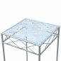 Preview: DanDiBo Flower Stool White Metal Square Flower Stand 96314 Set of 2 Side Table Flower Column Modern Plant Stand Plant Stool