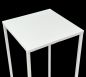 Preview: DanDiBo Square Metal Plant Stand White 96482 M 60 cm Plant Holder Plant Stool Side Table Flower Pedestal Modern Plant Stool