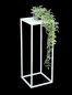 Preview: DanDiBo Square Metal Plant Stand White 96482 M 60 cm Plant Holder Plant Stool Side Table Flower Pedestal Modern Plant Stool