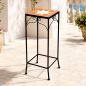 Preview: DanDiBo Mosaic Flower Stand Square 12012 L Plant Stand for Outdoor Use Flower Stool Outdoor Side Table Plant Stool