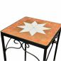 Preview: DanDiBo Mosaic Flower Stand Square 12012 L Plant Stand for Outdoor Use Flower Stool Outdoor Side Table Plant Stool