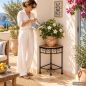 Preview: DanDiBo Mosaic Flower Stand Square 12013 M Plant Stand for Outdoor Use 52 cm Flower Stool Outdoor Side Table Plant Stool