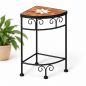Preview: DanDiBo Mosaic Plant Stand Square 12013 S Outdoor Plant Stand 41 cm Flower Stool Outdoor Side Table Plant Stool