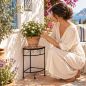 Preview: DanDiBo Mosaic Plant Stand Square 12013 S Outdoor Plant Stand 41 cm Flower Stool Outdoor Side Table Plant Stool