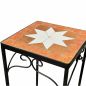Preview: DanDiBo Mosaic Plant Stand Square Set of 3 12012 Plant Stands for Outdoor Use Flower Stools Outdoor Side Tables Plant Stools