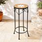 Preview: DanDiBo Round Mosaic Plant Stand 12011 L, Outdoor Flower Stand, Outdoor Side Table, Plant Stool