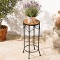 Preview: DanDiBo Round Mosaic Plant Stand 12011 L, Outdoor Flower Stand, Outdoor Side Table, Plant Stool