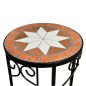 Preview: DanDiBo Round Mosaic Plant Stand 12011 L, Outdoor Flower Stand, Outdoor Side Table, Plant Stool