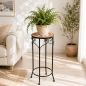Preview: DanDiBo Round Mosaic Plant Stand 12011 L, Outdoor Flower Stand, Outdoor Side Table, Plant Stool