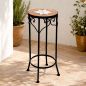 Preview: DanDiBo Round Mosaic Flower Stand 12011 M, Outdoor Plant Stand 54 cm, Plant Stool, Outdoor Side Table, Plant Display Stool