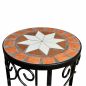 Preview: DanDiBo Round Mosaic Flower Stand 12011 M, Outdoor Plant Stand 54 cm, Plant Stool, Outdoor Side Table, Plant Display Stool