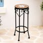 Preview: DanDiBo Round Mosaic Plant Stand 12011 S Outdoor Plant Stand 46 cm Flower Stool Outdoor Side Table Plant Stool