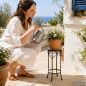 Preview: DanDiBo Round Mosaic Plant Stand 12011 S Outdoor Plant Stand 46 cm Flower Stool Outdoor Side Table Plant Stool