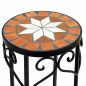 Preview: DanDiBo Round Mosaic Plant Stand 12011 S Outdoor Plant Stand 46 cm Flower Stool Outdoor Side Table Plant Stool