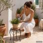 Preview: DanDiBo Mosaic Round Plant Stand 12014 L Outdoor Plant Holder Flower Stool Side Table Plant Stool