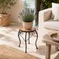 Preview: DanDiBo Mosaic Round Plant Stand 12014 L Outdoor Plant Holder Flower Stool Side Table Plant Stool