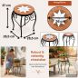 Preview: DanDiBo Mosaic Round Plant Stand 12014 L Outdoor Plant Holder Flower Stool Side Table Plant Stool