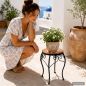 Preview: DanDiBo Mosaic Round Plant Stand 12014 L Outdoor Plant Holder Flower Stool Side Table Plant Stool