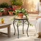 Preview: DanDiBo Mosaic Round Plant Stand 12014 L Outdoor Plant Holder Flower Stool Side Table Plant Stool