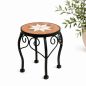 Preview: DanDiBo Round Mosaic Plant Stand 12014 S for Outdoor Use 21 cm Flower Stool Outdoor Side Table Plant Stool