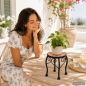 Preview: DanDiBo Round Mosaic Plant Stand 12014 S for Outdoor Use 21 cm Flower Stool Outdoor Side Table Plant Stool