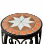 Preview: DanDiBo Round Mosaic Plant Stand 12014 S for Outdoor Use 21 cm Flower Stool Outdoor Side Table Plant Stool